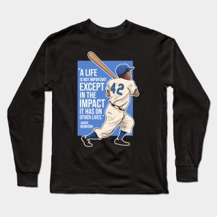 Jackie Robinson Long Sleeve T-Shirt